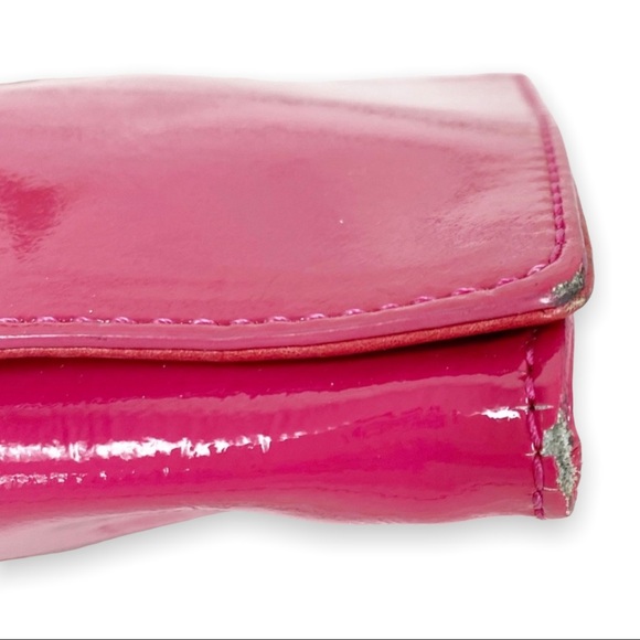 Cole Haan Hot Pink Large Clutch Purse - Picture 2 of 8
